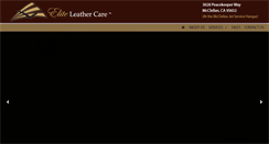 Desktop Screenshot of eliteleathercare.com